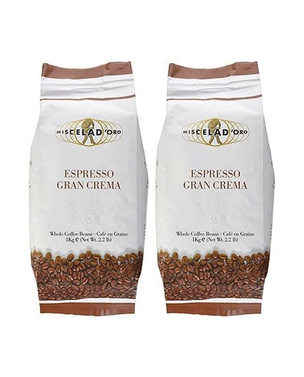 Miscela D'Oro Gran Crema Espresso Beans, 2/2.2 Lb Bags 1 Miscela D'Oro Gran Crema Espresso Beans, 2/2.2 Lb Bags