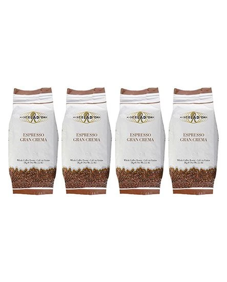 Miscela D'Oro Gran Crema Espresso Beans, 4/2.2 Lb Bags 1 Miscela D'Oro Gran Crema Espresso Beans, 4/2.2 Lb Bags