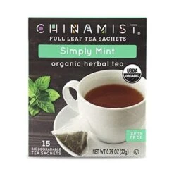 China Mist - Simply Mint Herbal Full Leaf Tea Sachet, 15 Count Box - Biodegradable And Individually Wrapped (6 Pack) 8 China Mist - Simply Mint Herbal Full Leaf Tea Sachet, 15 Count Box - Biodegradable And Individually Wrapped (6 Pack) -Coffee Series Store 418qejcaccl 1