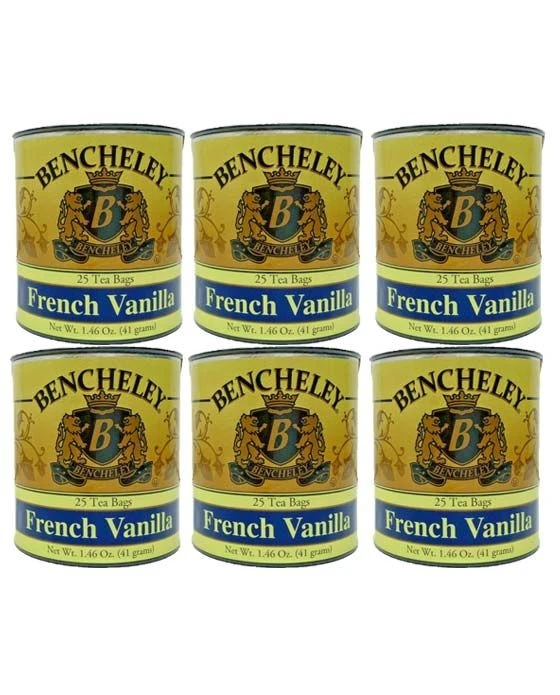 Bencheley Tea Bags, 6/25 Ct French Vanilla Tea 1 Bencheley Tea Bags, 6/25 Ct French Vanilla Tea