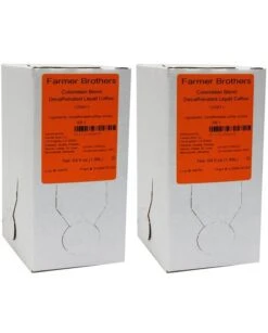 Farmer Brothers Colombian Blend Decaf Liquid Coffee, 2 Boxes (64 Oz Ea.)