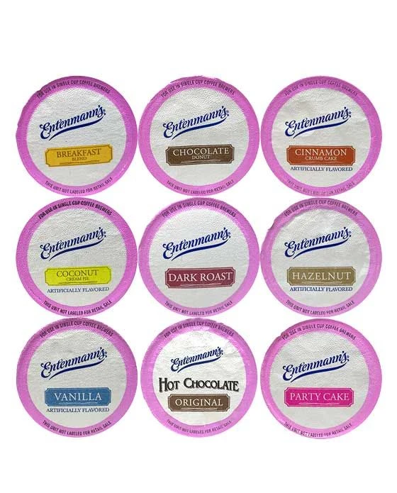 Entenmann's Coffee Single Serve Cups Assortment, 9 Flavors/4 Cups Each 1 Entenmann's Coffee Single Serve Cups Assortment, 9 Flavors/4 Cups Each