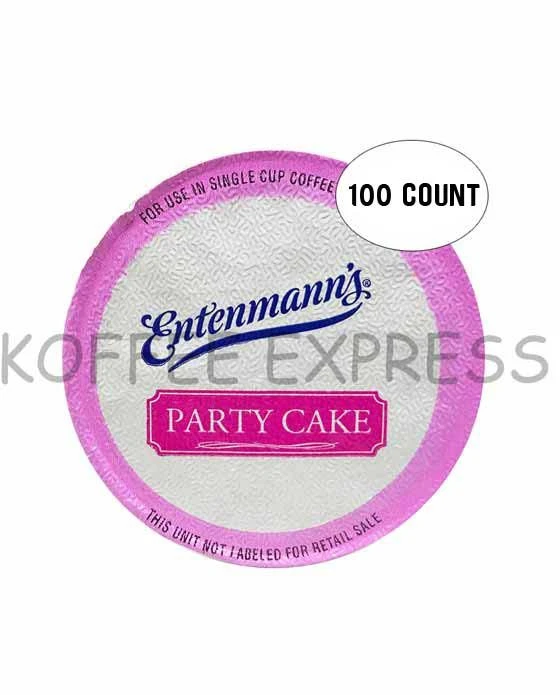 Entenmann's Party Cake Flavored Coffee Single Serve Cups For Keurig K-Cup Brewer, 100 Count 1 Entenmann's Party Cake Flavored Coffee Single Serve Cups For Keurig K-Cup Brewer, 100 Count