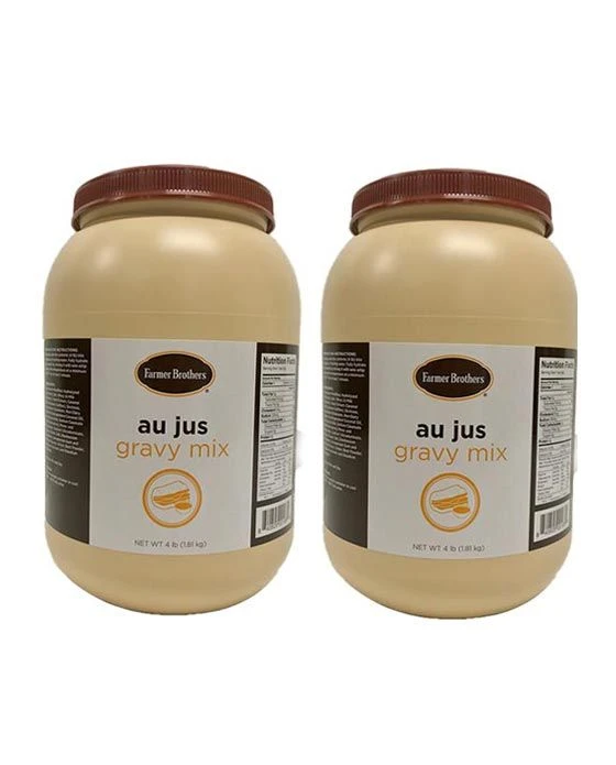 Farmer Brothers Au Jus Gravy Mix (2 Bottles/4 Lbs Ea.) 1 Farmer Brothers Au Jus Gravy Mix (2 Bottles/4 Lbs Ea.)