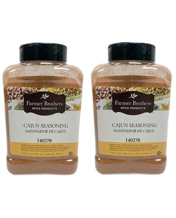 Farmer Brothers Cajun Seasoning (2 Bottles/1.25 Lb Ea.) 1 Farmer Brothers Cajun Seasoning (2 Bottles/1.25 Lb Ea.)