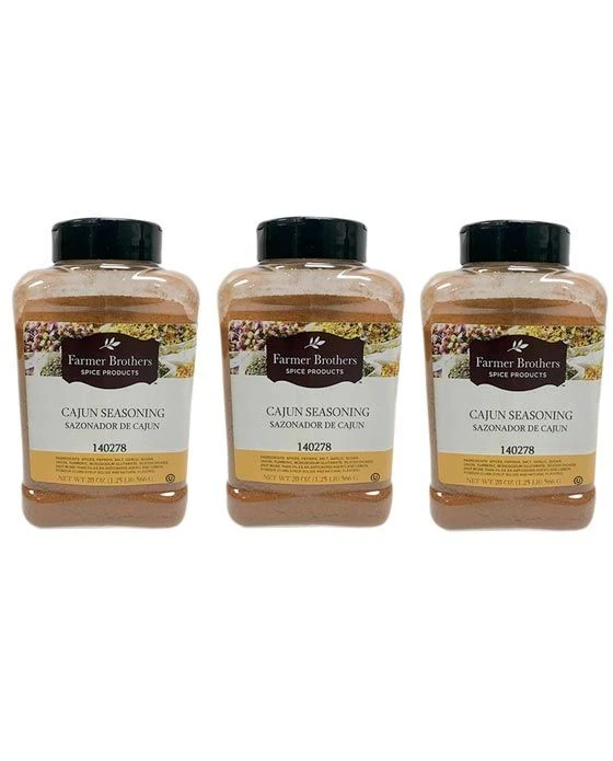 Farmer Brothers Cajun Seasoning (3 Bottles/1.25 Lb Ea.) 1 Farmer Brothers Cajun Seasoning (3 Bottles/1.25 Lb Ea.)