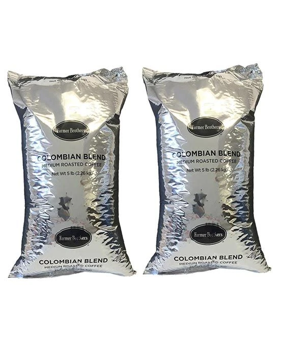 Farmer Brothers Colombian Blend Coffee Bean (2 Bags/5 Lbs Ea.) 1 Farmer Brothers Colombian Blend Coffee Bean (2 Bags/5 Lbs Ea.)