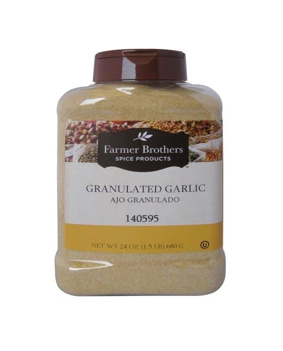 Farmer Brothers Granulated Garlic (1 Bottle/1.5 Lb) 1 Farmer Brothers Granulated Garlic (1 Bottle/1.5 Lb)