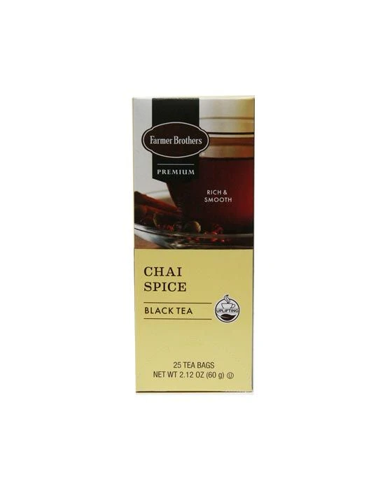 Farmer Brothers Premium:Chai Spice Hot Black Tea, 1/25 Ct Tea Box 1 Farmer Brothers Premium:Chai Spice Hot Black Tea, 1/25 Ct Tea Box
