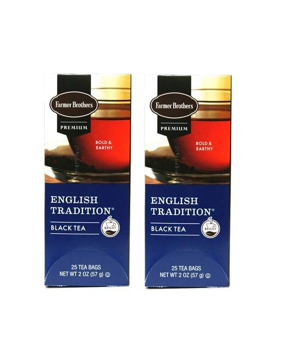 Farmer Brothers Premium: English Tradition, 2/25 Ct Tea Boxes 1 Farmer Brothers Premium: English Tradition, 2/25 Ct Tea Boxes