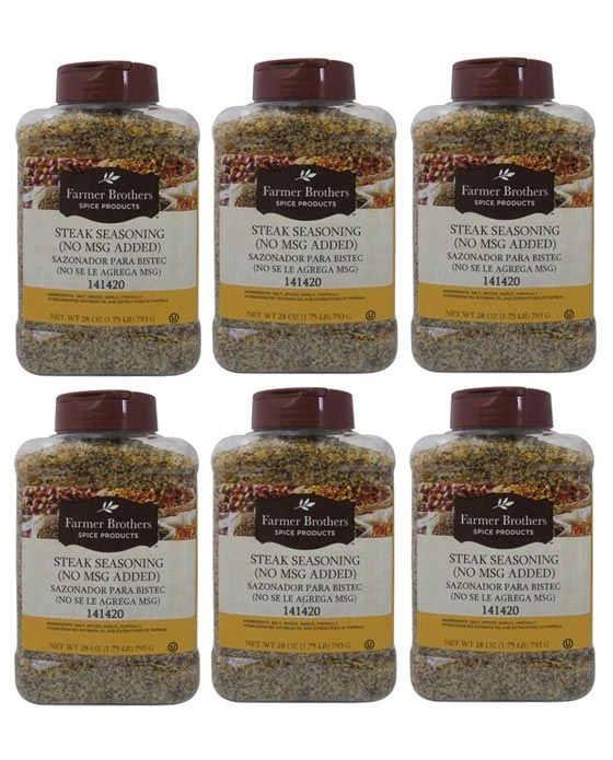Farmer Brothers Steak Seasoning (6 Bottles/28 Oz Ea.) 1 Farmer Brothers Steak Seasoning (6 Bottles/28 Oz Ea.)