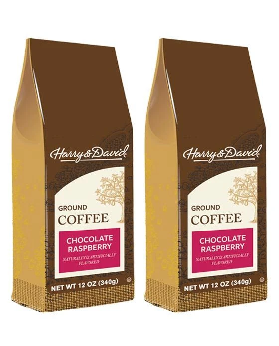 Harry & David Chocolate Raspberry Ground Coffee, 2 Bags (12 Oz Each) 1 Harry & David Chocolate Raspberry Ground Coffee, 2 Bags (12 Oz Each)
