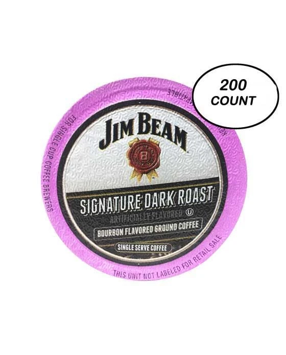 Jim Beam Dark Roast Single Serve Coffee, 200 Count Keurig 2.0 Compatible 1 Jim Beam Dark Roast Single Serve Coffee, 200 Count Keurig 2.0 Compatible