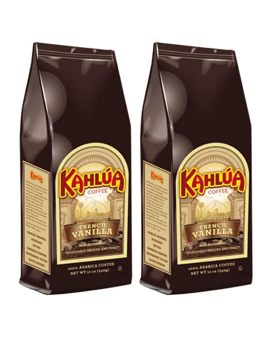Kahlua French Vanilla Gourmet Ground Coffee (2 Bags/12 Oz) 1 Kahlua French Vanilla Gourmet Ground Coffee (2 Bags/12 Oz)