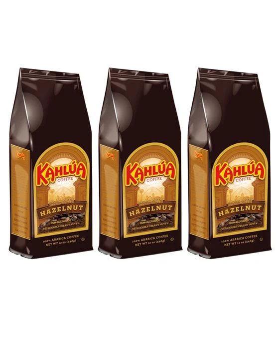 Kahlua Hazelnut Gourmet Ground Coffee (3 Bags/12 Oz) 1 Kahlua Hazelnut Gourmet Ground Coffee (3 Bags/12 Oz)