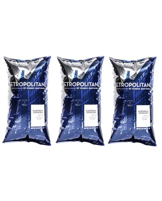 Metropolitan European Espresso Whole Bean - 3 Bags/2 Lbs Ea. 1 Metropolitan European Espresso Whole Bean - 3 Bags/2 Lbs Ea.