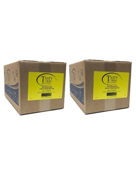 Tasty Trim Sucralose (Yellow Sugar Substitute), 2 Boxes (2,000 Packets Ea.) 1 Tasty Trim Sucralose (Yellow Sugar Substitute), 2 Boxes (2,000 Packets Ea.)