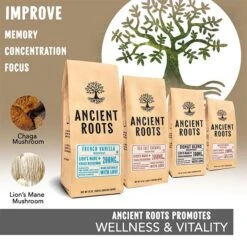 Ancient Roots Hazelnut Medium Roast Flavored Mushroom Ground Coffee 2/12 Oz Bags -Coffee Series Store ancient roots french vanilla flavored mushroom coffee french vanilla coffee1 2 1 1 1 1 1