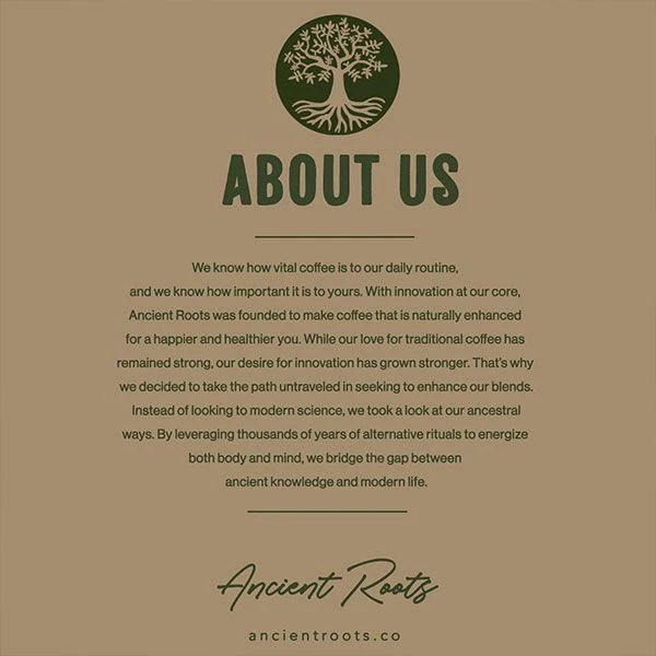 Ancient Roots Hazelnut Medium Roast Flavored Mushroom Ground CoffeeBy Corim Premium Blends (12 Ounces) 5 Ancient Roots Hazelnut Medium Roast Flavored Mushroom Ground CoffeeBy Corim Premium Blends (12 Ounces) - Image 5