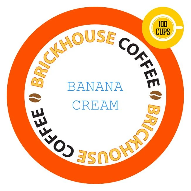 Brickhouse Single Serve Coffee, Banana Cream, 100 Count 1 Brickhouse Single Serve Coffee, Banana Cream, 100 Count
