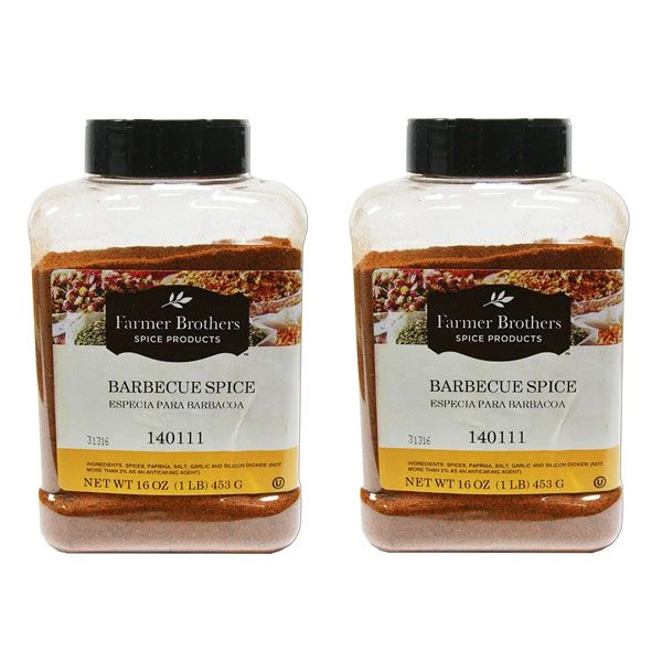 Farmer Brothers Barbecue Spice, Blend (2 Bottle/1 Lb Each) 1 Farmer Brothers Barbecue Spice, Blend (2 Bottle/1 Lb Each)