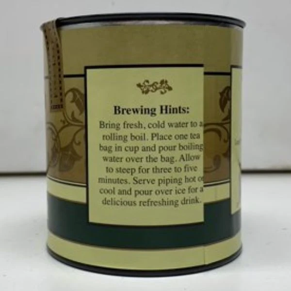 Bencheley Tea Bags, 6/25 Ct English Breakfast Tea 3 Bencheley Tea Bags, 6/25 Ct English Breakfast Tea - Image 3