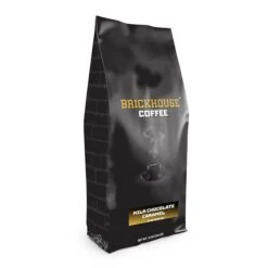 Brickhouse Ground Coffee, Milk Chocolate Caramel, 12oz Bag