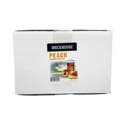 Brickhouse Peach Flavored Iced Tea, 24/3 Oz Packets, Loose Leaf With Filters -Coffee Series Store brickhouse peach flavored iced tea 24 3oz 1