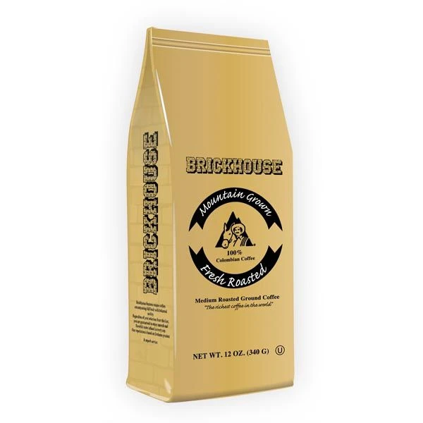 Brickhouse 100% Colombian Ground Coffee, 3/12 Oz Bags 2 Brickhouse 100% Colombian Ground Coffee, 3/12 Oz Bags - Image 2