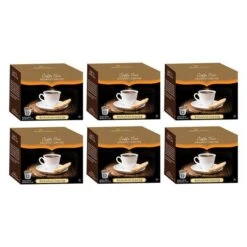 Caffe Noir Gourmet Coffee Bananas Foster, Single Serve Beverage Cups, 6 Box 12 Count Each