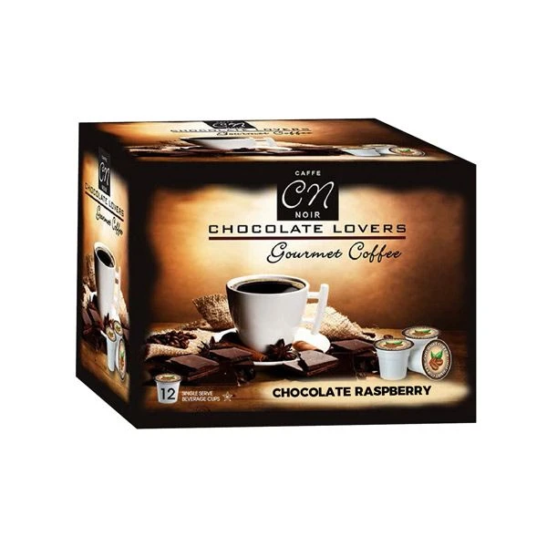 Caffe Noir Gourmet Coffee Chocolate Raspberry, Single Serve Beverage Cups, 6 Box 12 Count Each 2 Caffe Noir Gourmet Coffee Chocolate Raspberry, Single Serve Beverage Cups, 6 Box 12 Count Each - Image 2