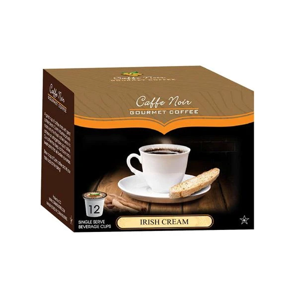 Caffe Noir Gourmet Coffee Irish Cream, Single Serve Beverage Cups, 6 Box 12 Count Each 2 Caffe Noir Gourmet Coffee Irish Cream, Single Serve Beverage Cups, 6 Box 12 Count Each - Image 2