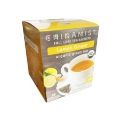 Coffee Series Store -Coffee Series Store china mist lemon ginger organic black full leaf tea sachet 15 count 1