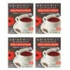 China Mist - Zesty Hibiscus Ginger Organic Black Full Leaf Tea Sachet, 4 Boxes 15 Count Each
