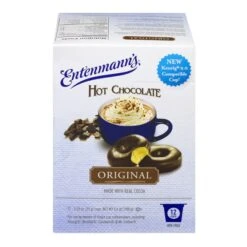 Entenmann's Single Serve Coffee, Hot Chocolate Original, 6/12 Count -Coffee Series Store entenmann s hot chocolate 12 count 1 1