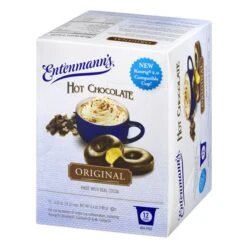 Entenmann's Single Serve Coffee, Hot Chocolate Original, 6/12 Count -Coffee Series Store entenmann s hot chocolate 12 count 3 1