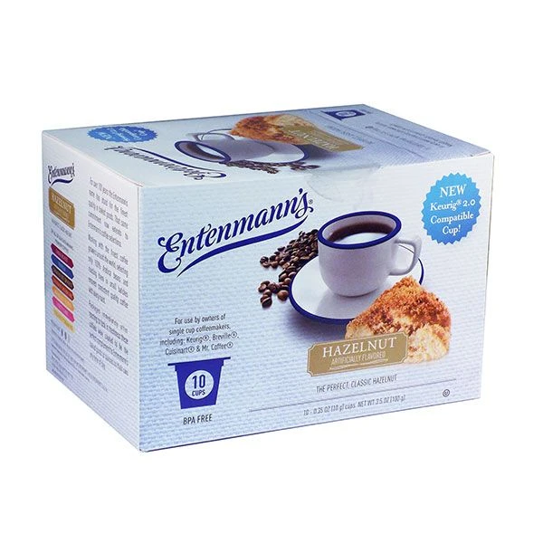 Entenmann's Single Serve Coffee, Hazelnut 4/10 (40 Count) 2 Entenmann's Single Serve Coffee, Hazelnut 4/10 (40 Count) - Image 2