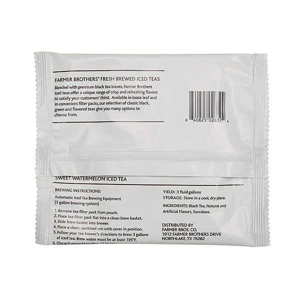 Farmer Brothers Premium Sweet Watermelon Iced Tea Filterpacks (24 Count) 2 Farmer Brothers Premium Sweet Watermelon Iced Tea Filterpacks (24 Count) - Image 2