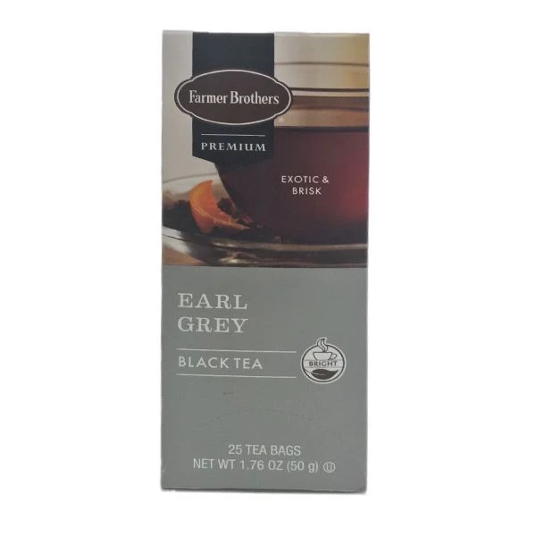 Farmer Brothers Premium: Earl Grey Hot Tea, 2/25 Ct Tea Boxes 3 Farmer Brothers Premium: Earl Grey Hot Tea, 2/25 Ct Tea Boxes - Image 3