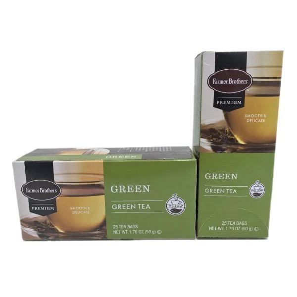 Farmer Brothers Premium: Green Tea, 6/25 Ct Tea Boxes 2 Farmer Brothers Premium: Green Tea, 6/25 Ct Tea Boxes - Image 2