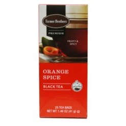 Farmer Brothers Premium: Orange Spice Hot Tea, 2/25 Ct Tea Boxes -Coffee Series Store fboraangespiceteap3