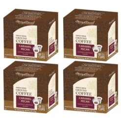 Harry & David Caramel Pecan Single Serve Coffee, 4/18 Count