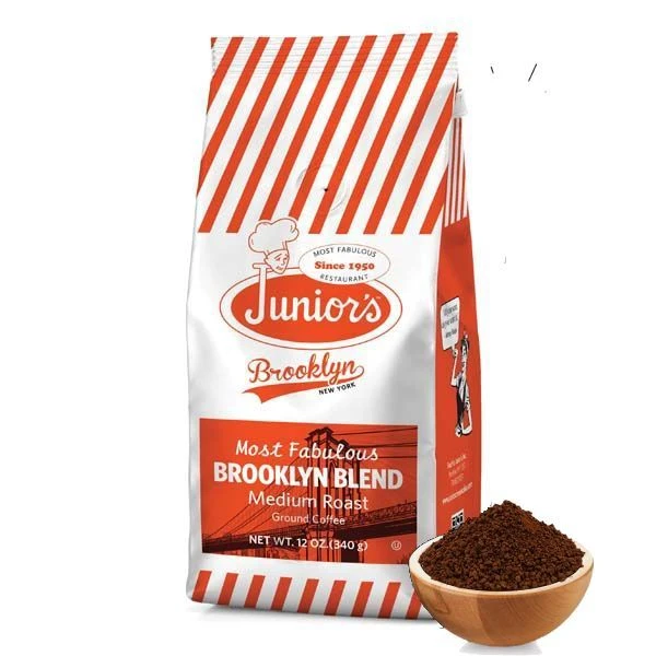 Junior's Most Fabulous Brooklyn Blend, Medium Roast Ground Coffee, 6/12 Oz Bags 3 Junior's Most Fabulous Brooklyn Blend, Medium Roast Ground Coffee, 6/12 Oz Bags - Image 3