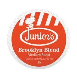 Junior's Most Fabulous Brooklyn Blend, Medium Roast Single Single Serve 18 Ct 6 Junior's Most Fabulous Brooklyn Blend, Medium Roast Single Single Serve 18 Ct -Coffee Series Store juniors most fabulous brooklyn blend medium roast single single serve 1 ct