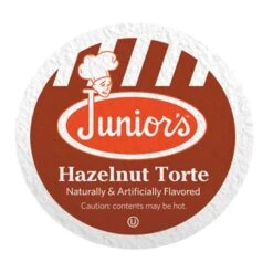 Junior's Most Fabulous Hazelnut Torte, Medium Roast Single Single Serve 2/18 Ct -Coffee Series Store juniors most fabulous hazelnut torte medium roast single single serve 1