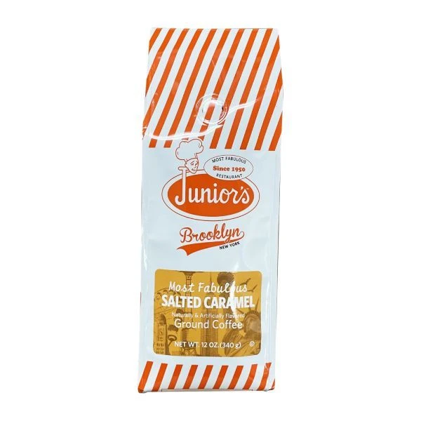 Junior's Most Fabulous Salted Caramel Ground Coffee, 2/12 Oz Bag 2 Junior's Most Fabulous Salted Caramel Ground Coffee, 2/12 Oz Bag - Image 2