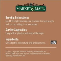 Market & Main Chocolate Peanut Butter Single Serve Coffee Cups, 2 Boxes (24 Cups) 13 Market & Main Chocolate Peanut Butter Single Serve Coffee Cups, 2 Boxes (24 Cups) -Coffee Series Store market main chocolate peanut butter cup coffee single serve cups 12cups5 2