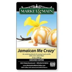 Market & Main® Jamaican Me Crazy Flavored Coffee (6 Bags/12 Oz) 10 Market & Main® Jamaican Me Crazy Flavored Coffee (6 Bags/12 Oz) -Coffee Series Store market n main jamaican me crazy flavored coffee single bag 1