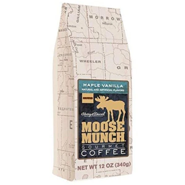 Harry & David Maple Vanilla Moose Munch Gourmet Coffee 4 Bags 2 Harry & David Maple Vanilla Moose Munch Gourmet Coffee 4 Bags - Image 2