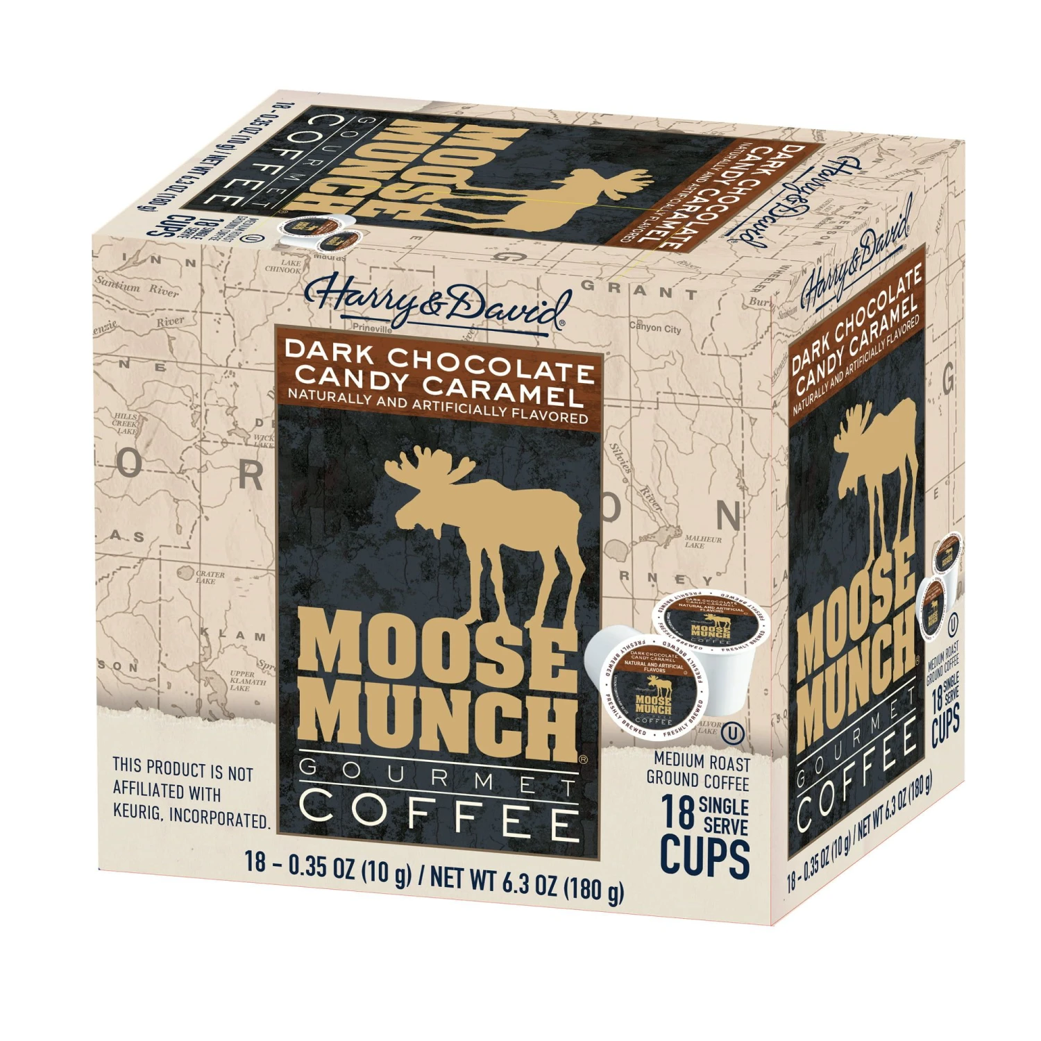 Moose Munch Northwest, Dark Chocolate Caramel, Milk Chocolate Caramel, MapleVanilla 4/18 Ct 4 Moose Munch Northwest, Dark Chocolate Caramel, Milk Chocolate Caramel, MapleVanilla 4/18 Ct - Image 4